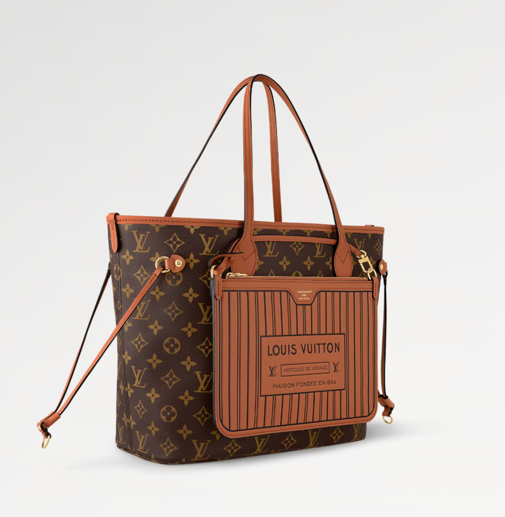【Louis Vuitton】Neverfull InsideOutMM☆リバーシブル！3color Neverfull MM Monogram Mid Size Cherry Red Tote | LOUIS VUITTON ®