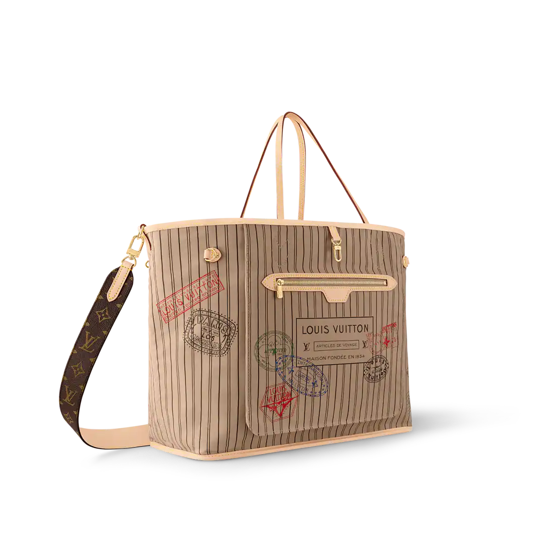 Inside Out Lv Tote Bag Neverfull Reversible Bag Inside Of Louis