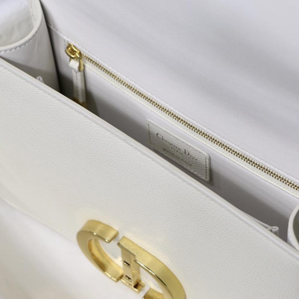 Dior 30 Montaigne Box Bag Latte Box Calfskin - Fablle