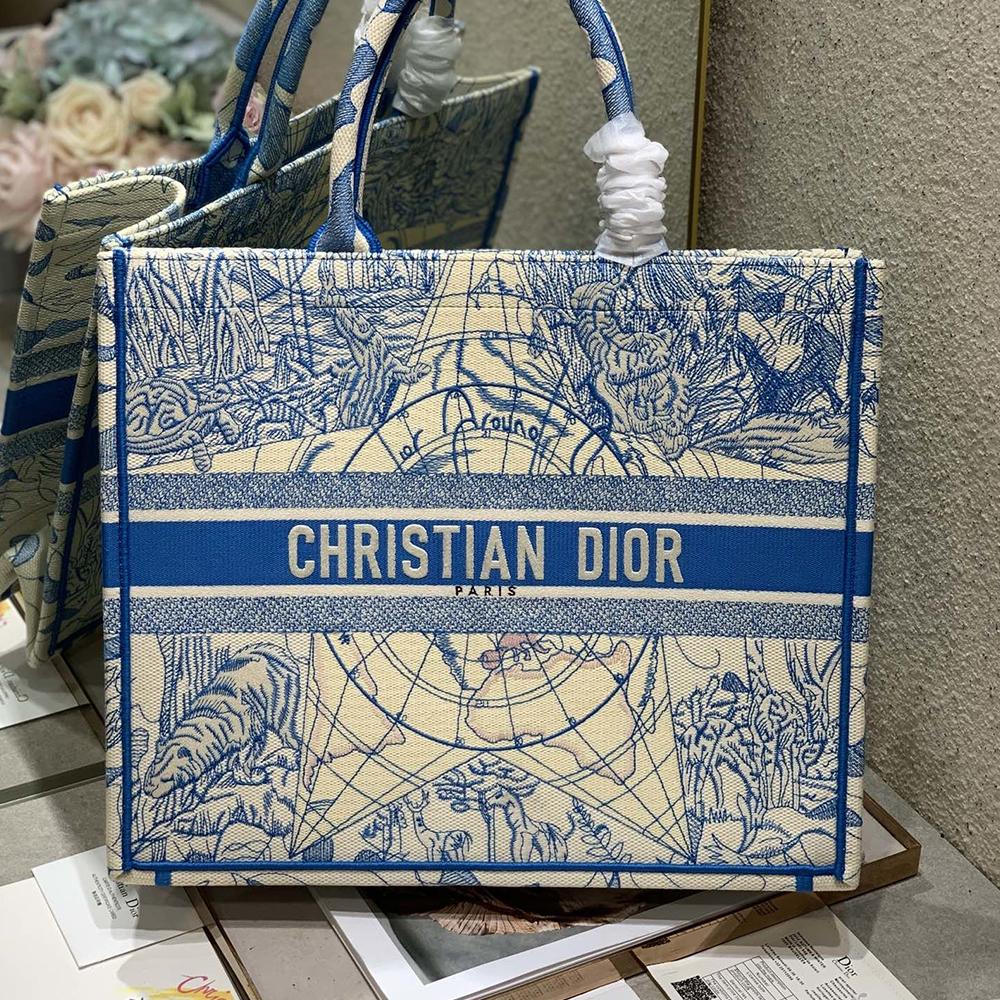 Dior Book Tote in Blue