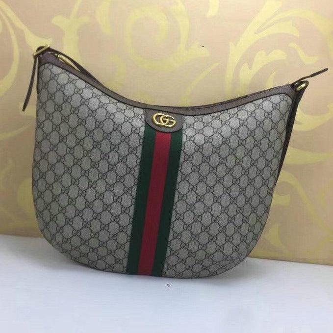 GUCCI Ophidia Soft GG Supreme Crossbody Bag Beige 547939