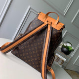 Louis Vuitton Trio Backpack Travel Bag M44658 Gold Chain Monogram LV