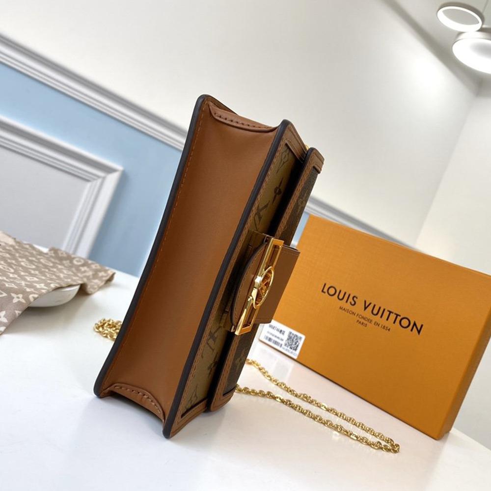 lv dauphine chain wallet