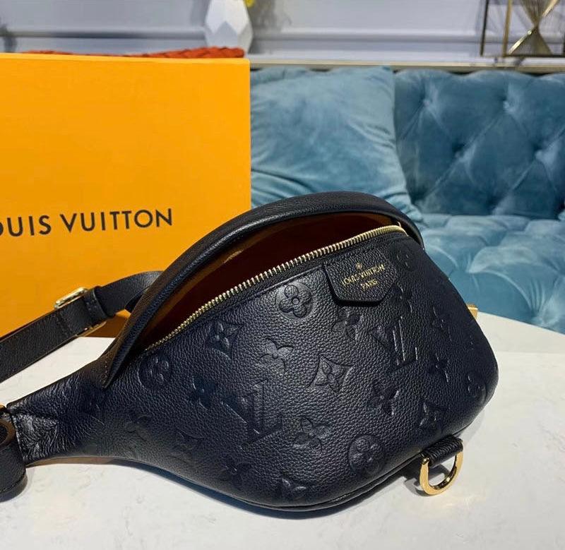 Vuitton Monogram Empreinte Bumbag Lv Waist Bag Black New Louis