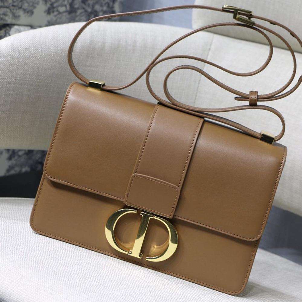 【ヴィンテージ】Rank:A☆Dior ORANGE MONTAIGNE MICRO 964936 Christian Dior Pre-Owned 2000-2024 Micro Smooth Calfskin 30