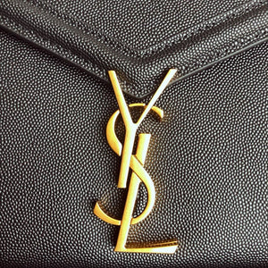 YSL CASSANDRA MINI TOP HANDLE BAG Black