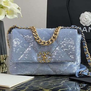 Chanel 19 sequin Flap Bag