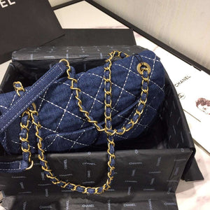 Chanel Denim Quilted Flap Bag