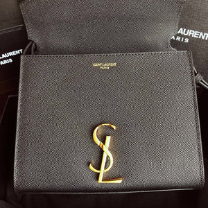 YSL CASSANDRA MINI TOP HANDLE BAG Black