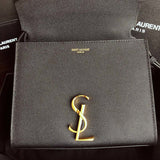 YSL CASSANDRA MINI TOP HANDLE BAG Black