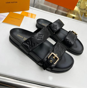 Louis vuitton Bom dia Flat comfort mule Black