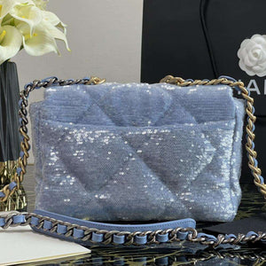 Chanel 19 sequin Flap Bag