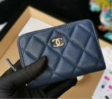 Chanel coin Wallet Navy Blue