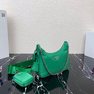 Prada Re-Edition 2005 Nylon Bag mint green