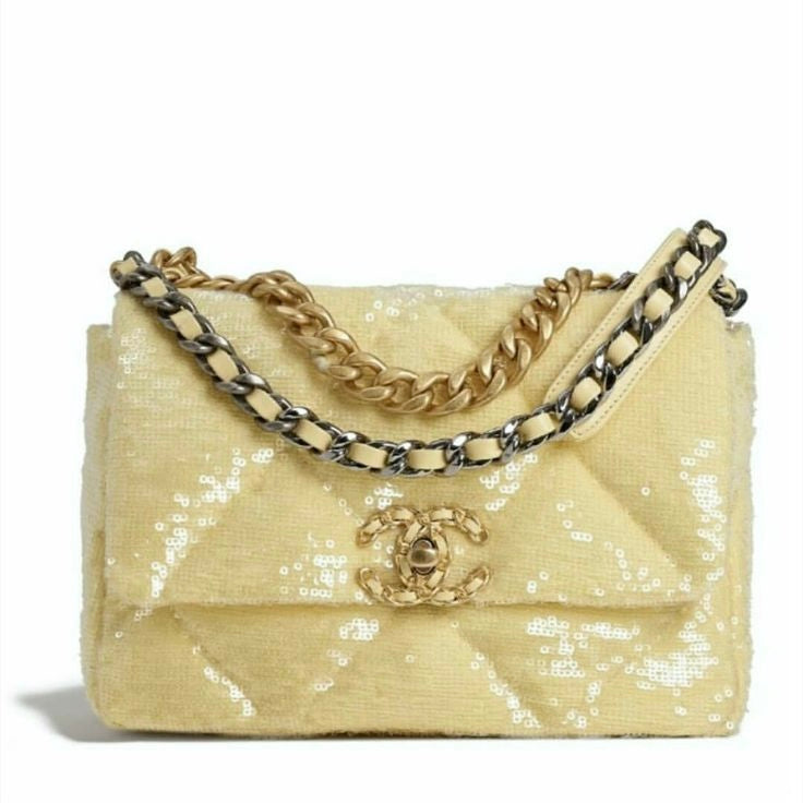 Chanel 19 sequin Flap Bag