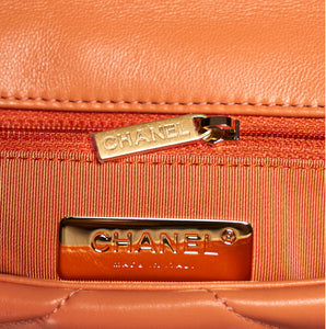 CHANEL 19 Flap Bag orange