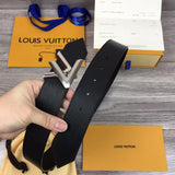 Louis Vuitton twist silver logo belt