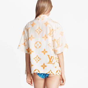 Louis vuitton Monogram Ombré Silk Pyjama Top