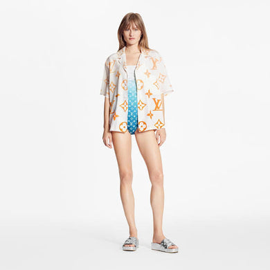 Louis vuitton Monogram Ombré Silk Top