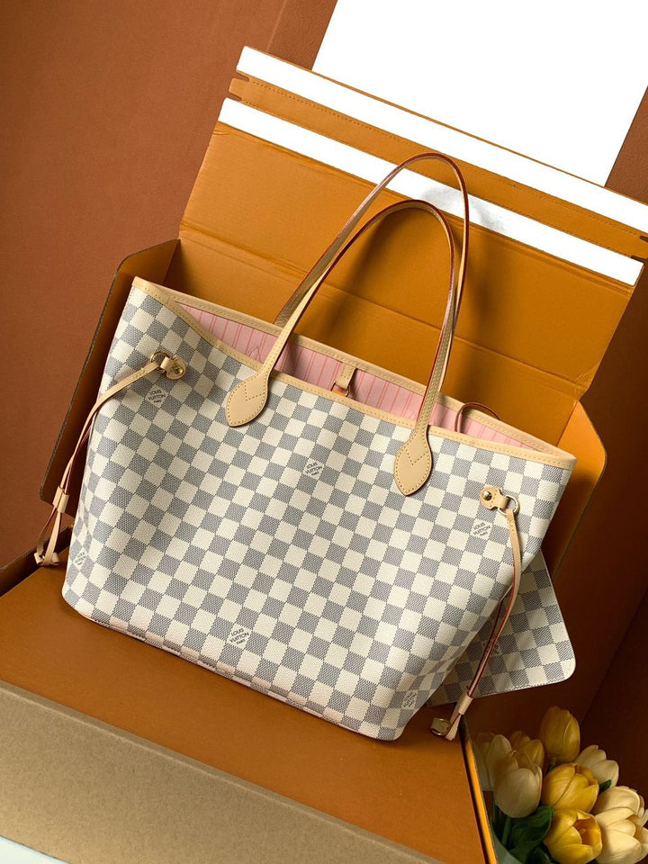 LV neverfull mm Rose Ballerine pink