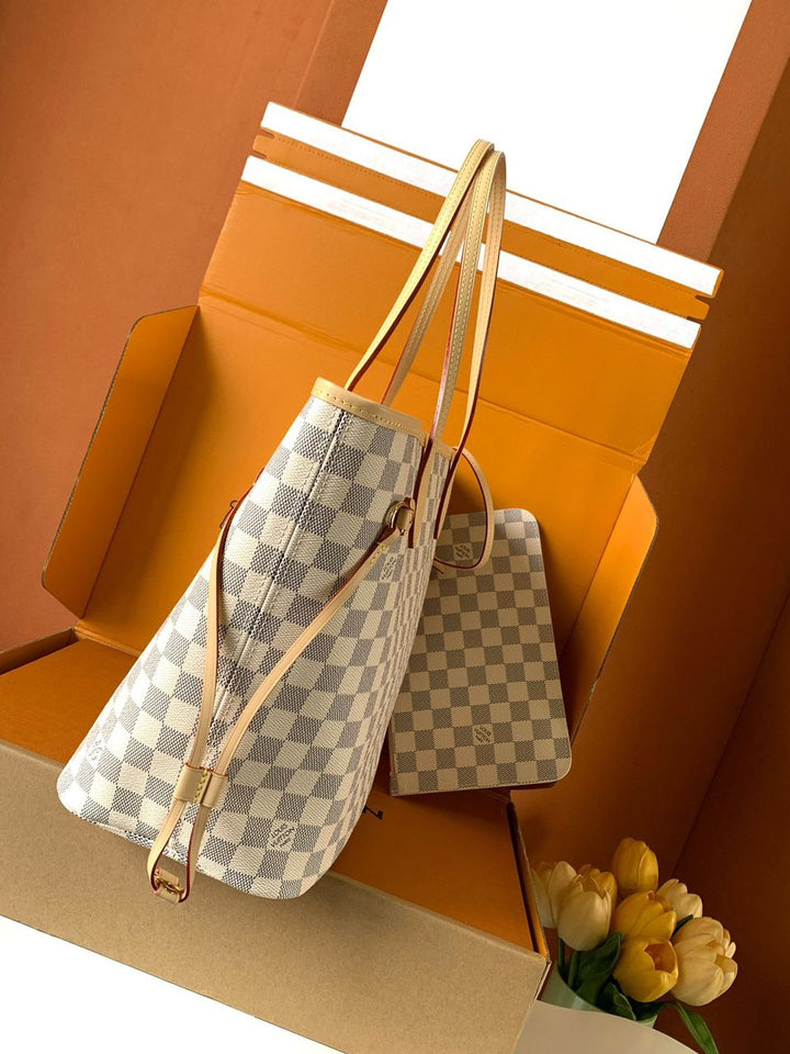 LV neverfull mm Rose Ballerine pink