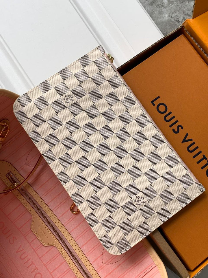 LV neverfull mm Rose Ballerine pink