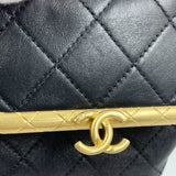 Chanel kiss lock mini bag