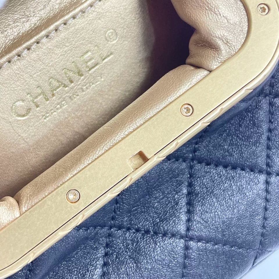 Chanel kiss lock mini bag