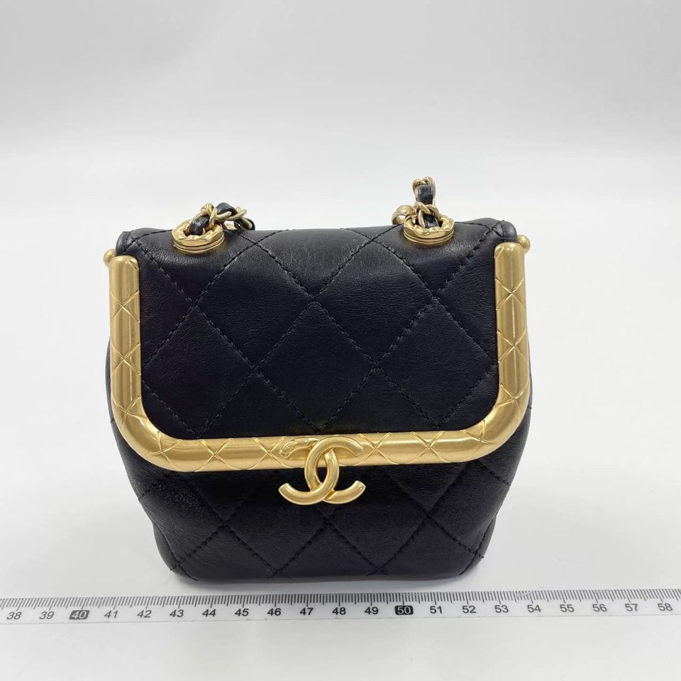 Chanel kiss lock mini bag