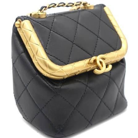 Chanel kiss lock mini bag