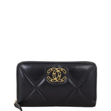 Chanel 19 lambskin wallet