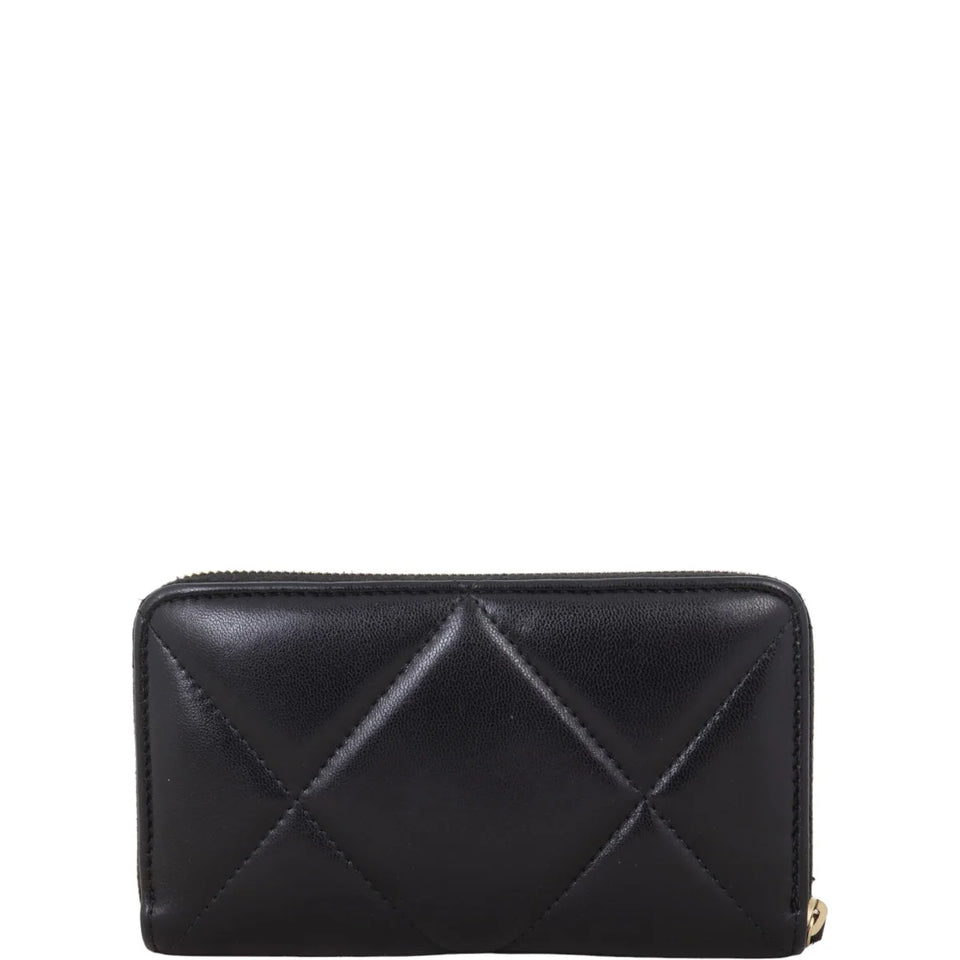 Chanel 19 lambskin wallet