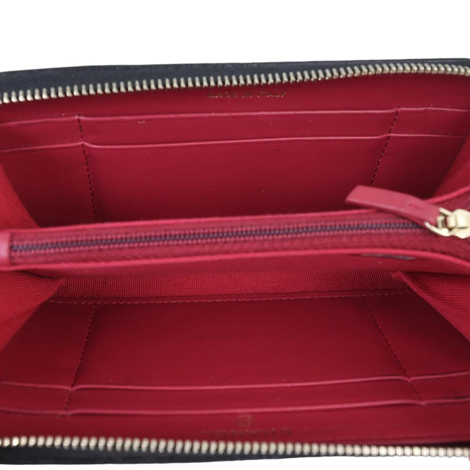 Chanel 19 lambskin wallet