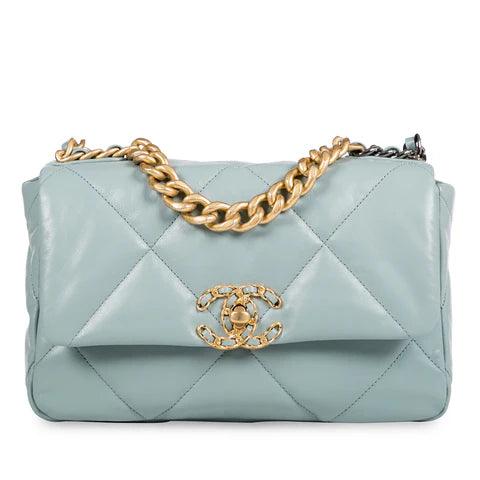 Chanel tiffany blue bag 2018 sales