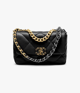 CHANEL 19 Large Flap Bag Black