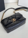 CHANEL 19 Large Flap Bag Black