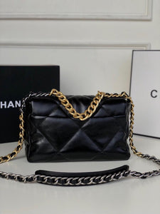 CHANEL 19 Large Flap Bag Black