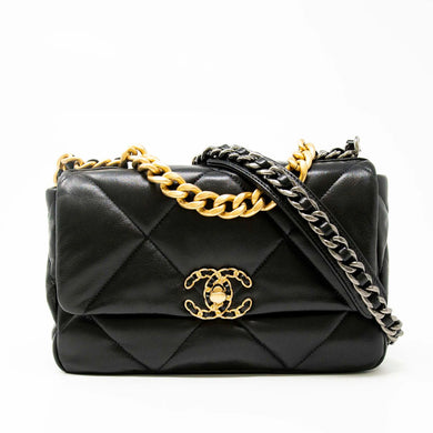 CHANEL 19 Small Flap Bag Black