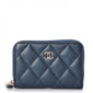 Chanel coin Wallet Navy Blue