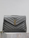 YSL LOULOU SMALL BAG Gray