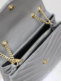 YSL LOULOU SMALL BAG Gray