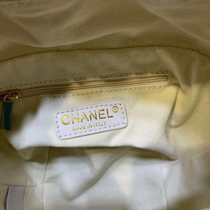 Chanel Drawstring Bag Beige