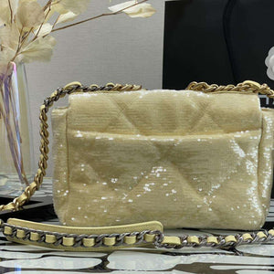 Chanel 19 sequin Flap Bag