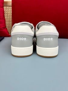 Dior B26 Gray and white smooth calfskin Low top sneakers