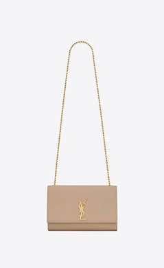 YSL KATE MEDIUM CHAIN BAG IN GRAIN DE POUDRE EMBOSSED LEATHER