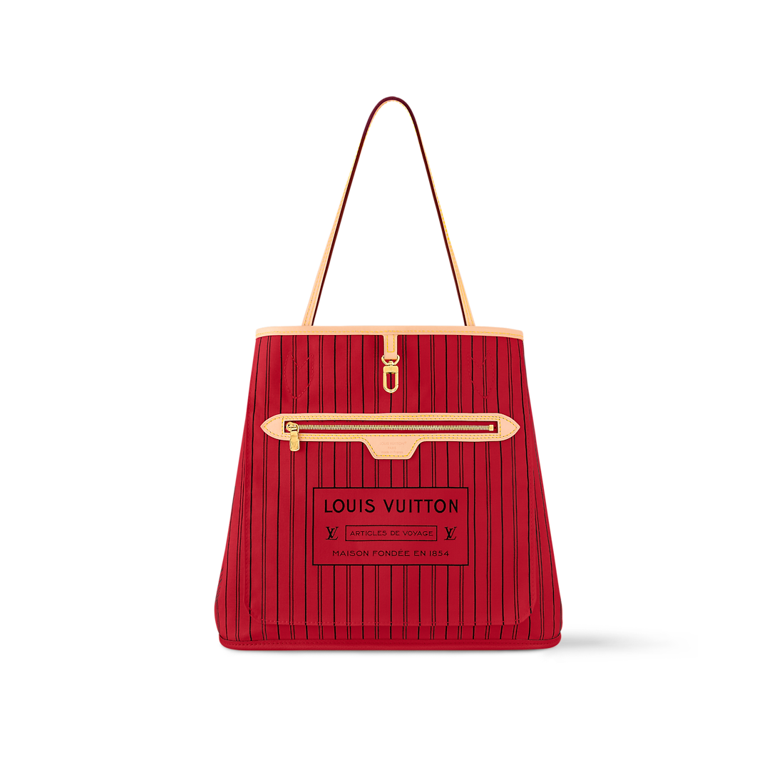 Vuitton Neverfull Inside Out Louis Vuitton Purse With Red Inside