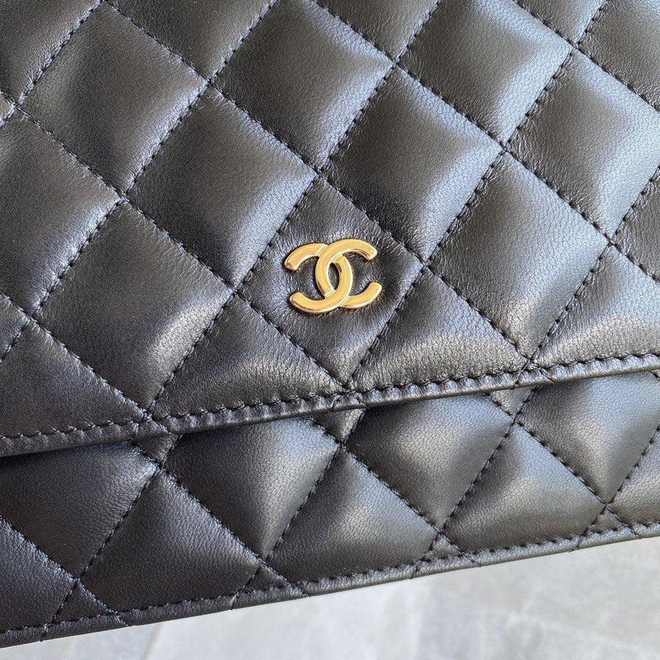 Chanel Wallet on chain Black Lambskin