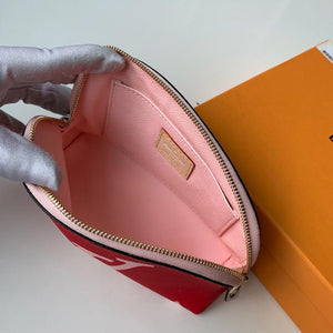 Louis Vuitton Red Pink Zipper Wallet