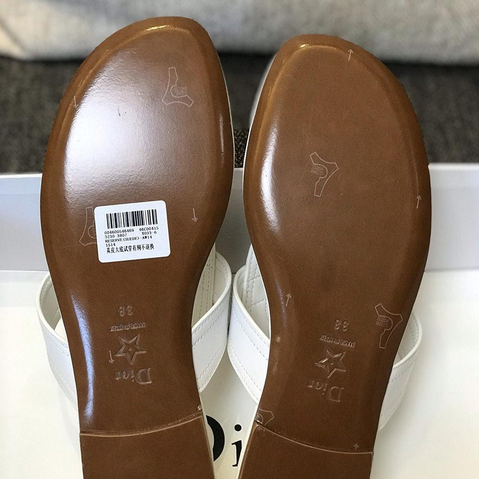 Christian Dior 30 Montaigne Flat Thong Sandals