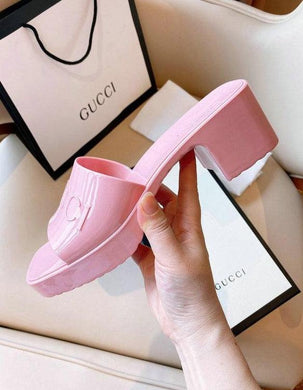 Gucci Women's Rubber Slide Sandal